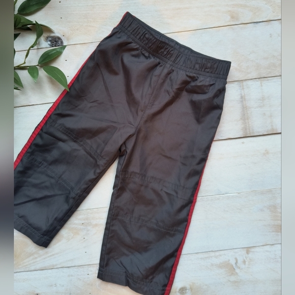 Jumping Beans Baby Boys Nylon Jogger Pants Gray Red Size 18 Months - Picture 2 of 5